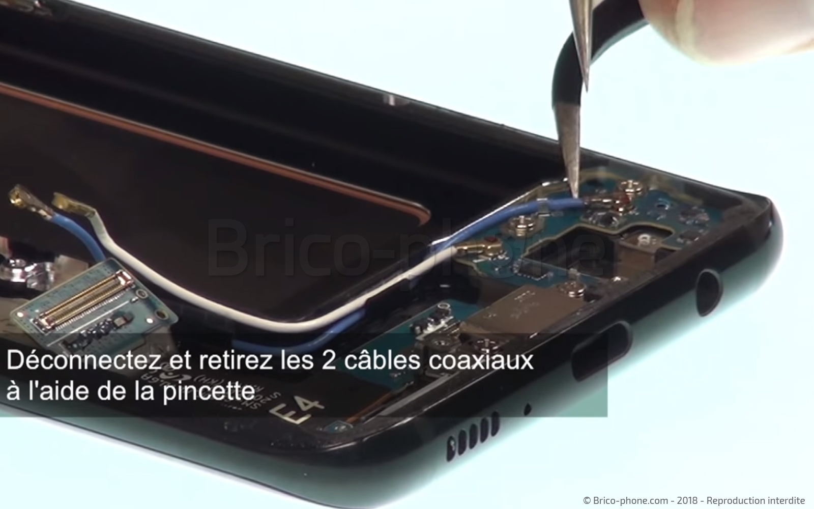 Changement d'écran (vitre+AMOLED) sur Galaxy S8 photo 4